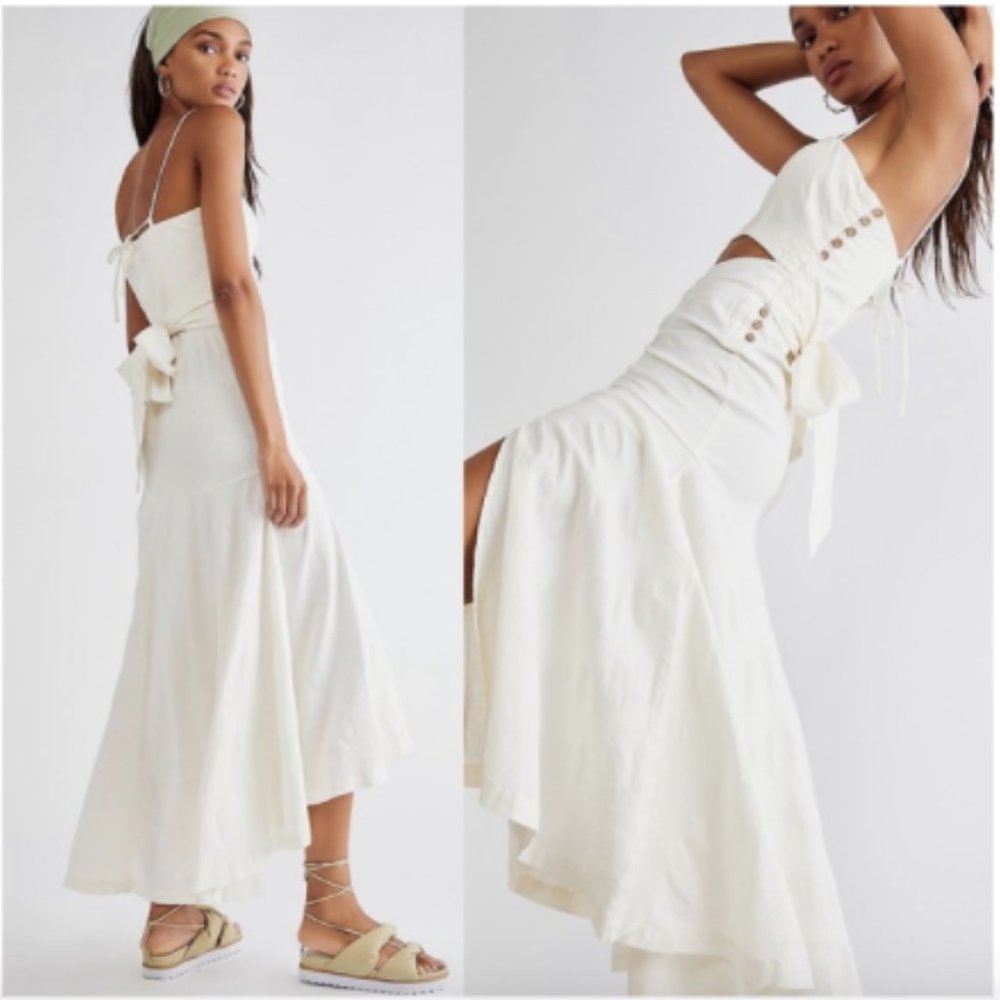 Free People Summer Ready Midi Dress NWT
